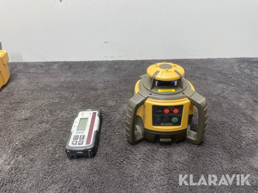 Planlaser, lasermottagare Topcon, Androtec RL-H5A, MTR-125 RF