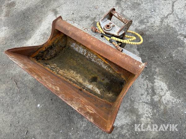 Hydraulisk planerskopa Götene Construction Hardox S40