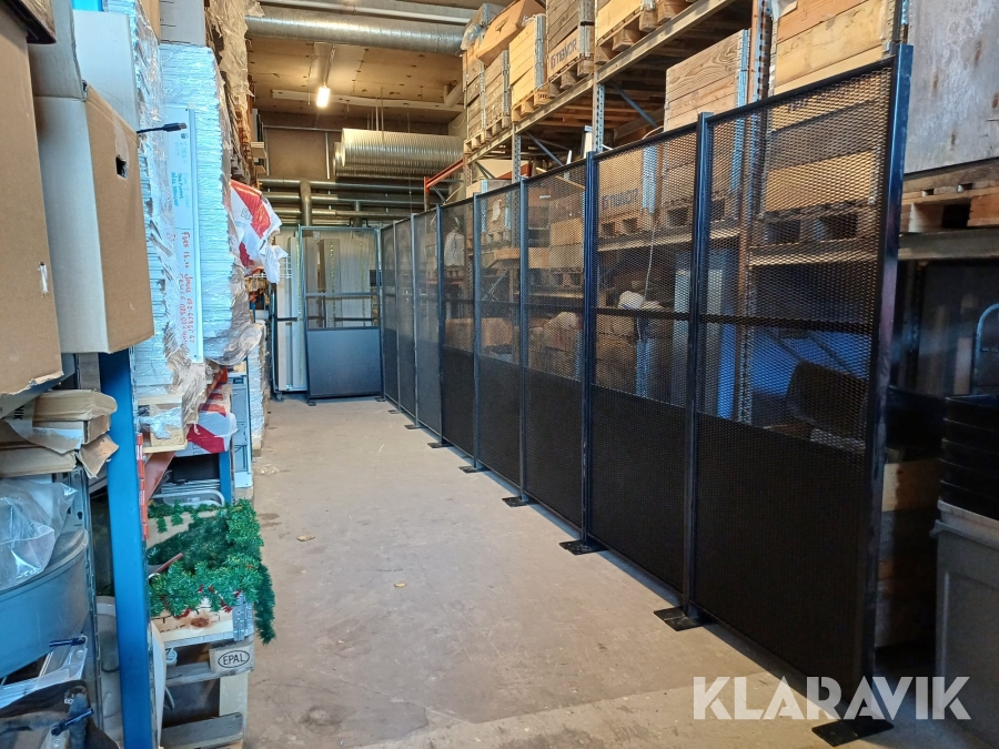 Gallerpanel/Skyddsnät i metall 9st