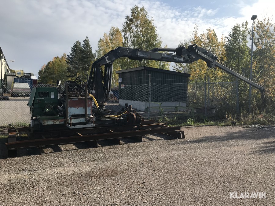 Dieseldriven kran från Kranab 7015 9,7m