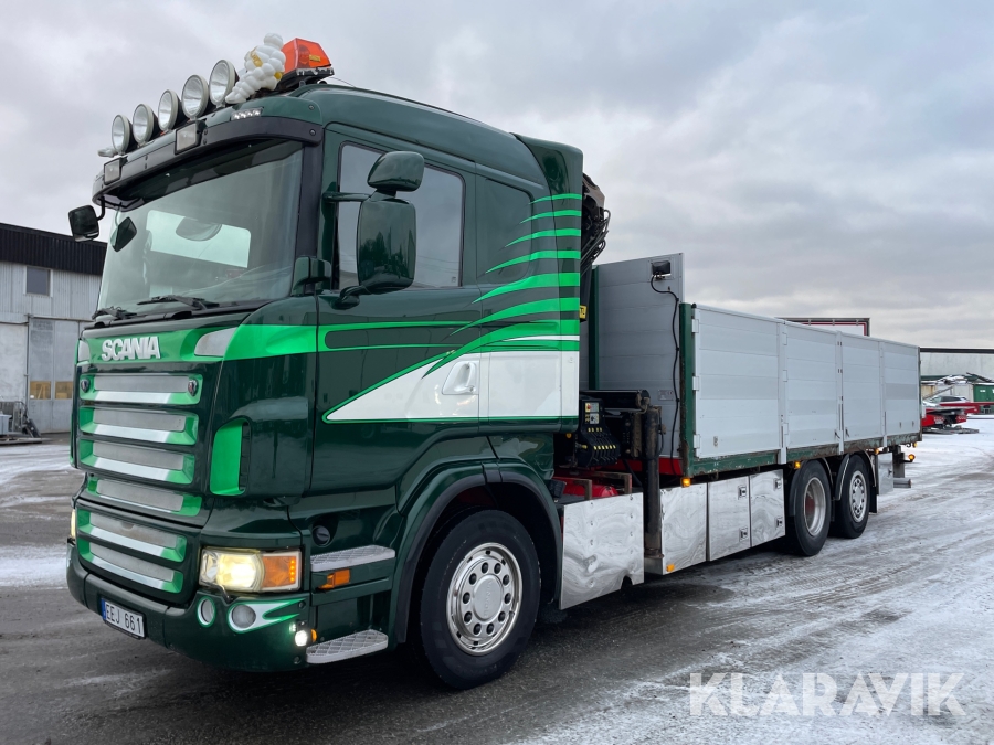 Kranbil Scania R 420 6x2 * 4 med Palfinger Kran