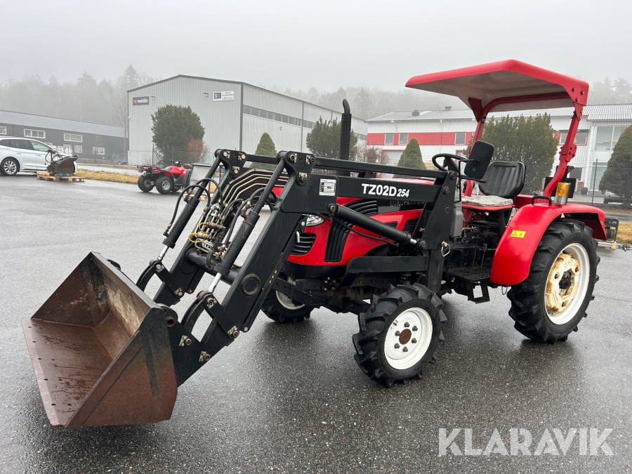 Traktor Foton TZ02D 254 med lastare & skopa