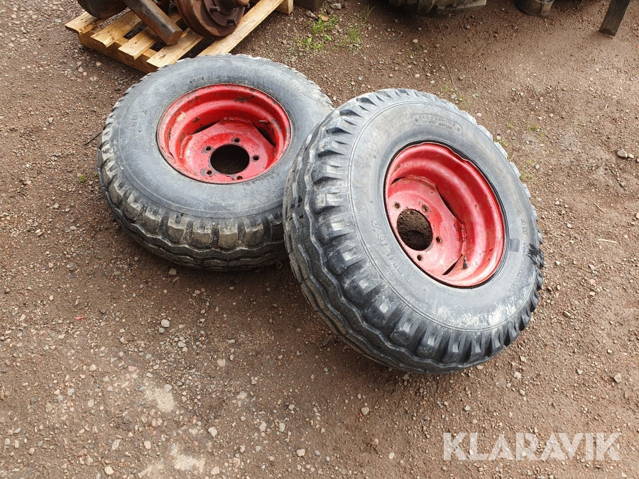 Framhjul 2 st Volvo BM 600/650 11.5/80-15.3