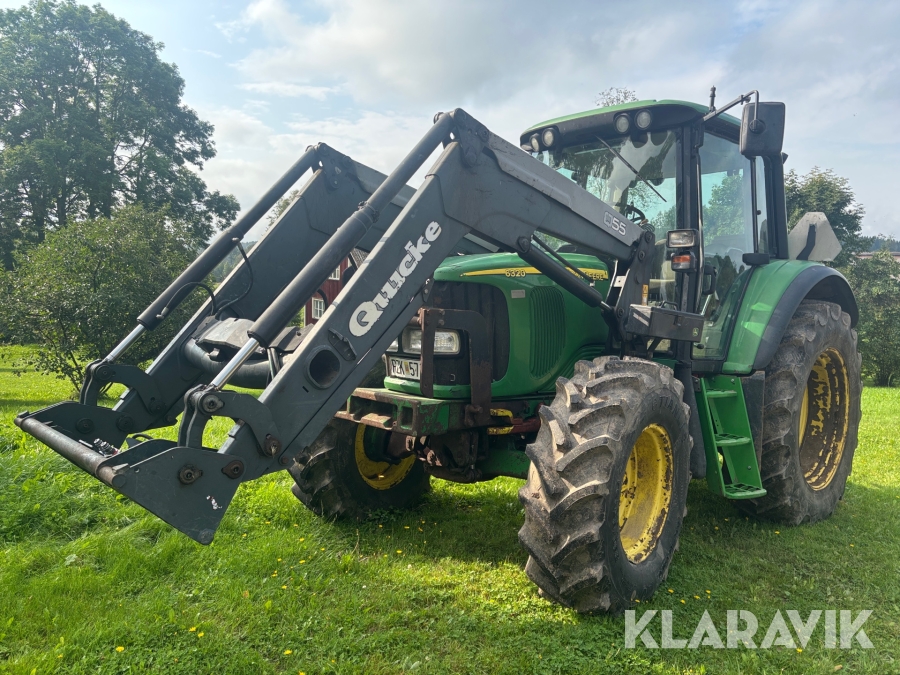 Traktor John Deere 6320 med frontlastare