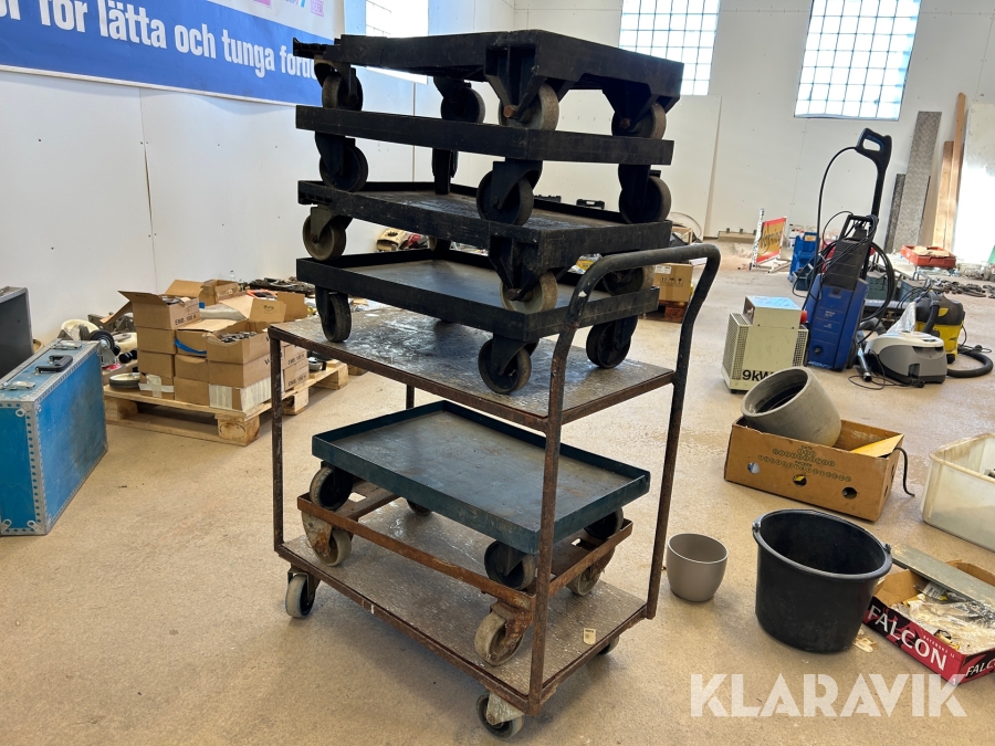 Vagnar på hjul 7 st  