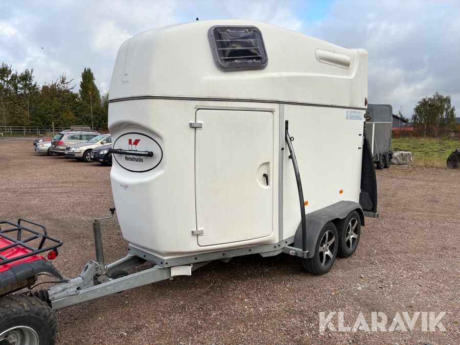 Hästsläp Christ Tandem trailer
