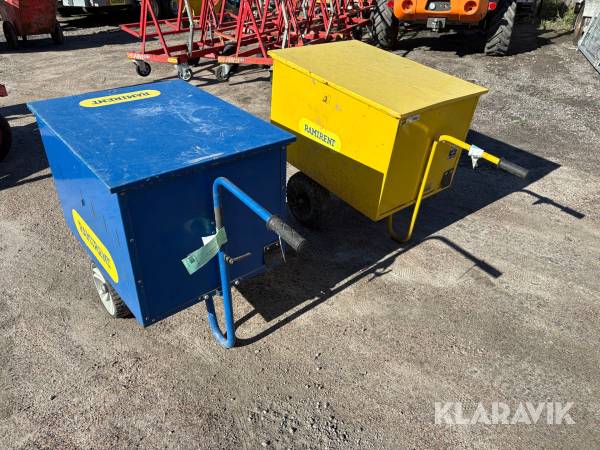 Verktygsvagnar Savab 300 liter två styck