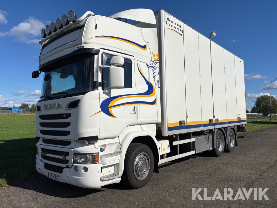 Lastbil Scania R520 V8 6x4 med Bakgavellyft