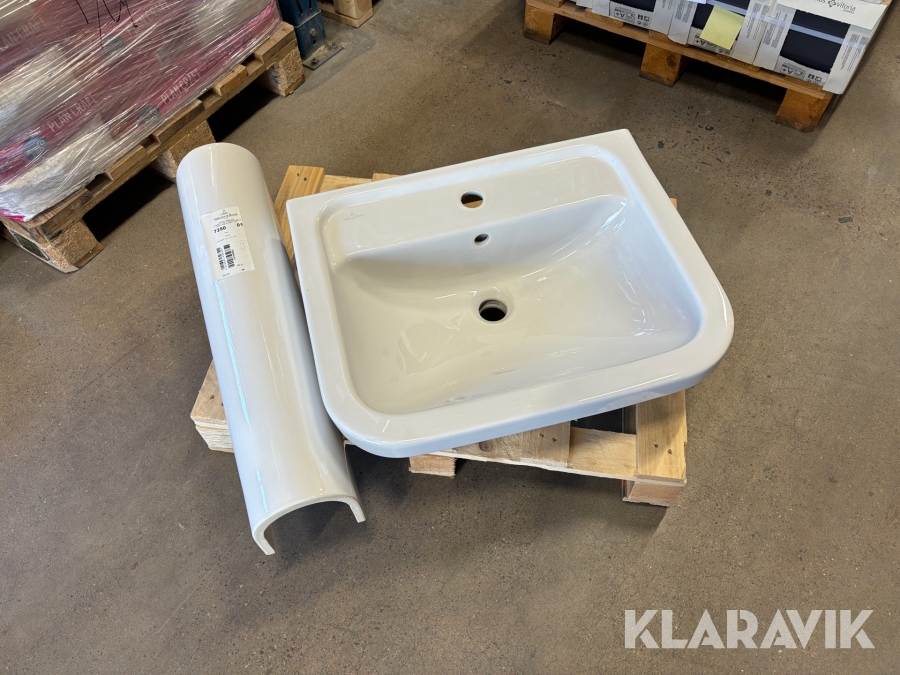 Handfat med pelare Villeroy & Boch