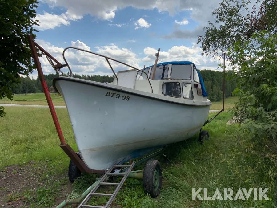 Båt Plastsnipa BTG03 med dieselmotor