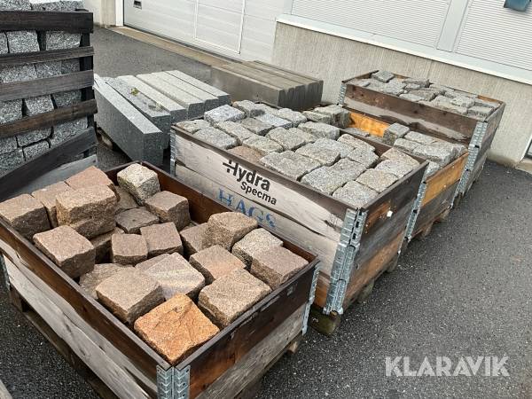 Gatsten granit ca 17 m2