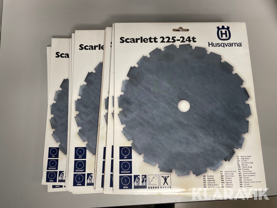 Sågklingor 20 st Husqvarna Scarlett 225-24t