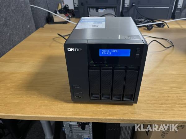 Nätverksdisk WD Red 3,0 TB Qnap NAS TS-421 4st