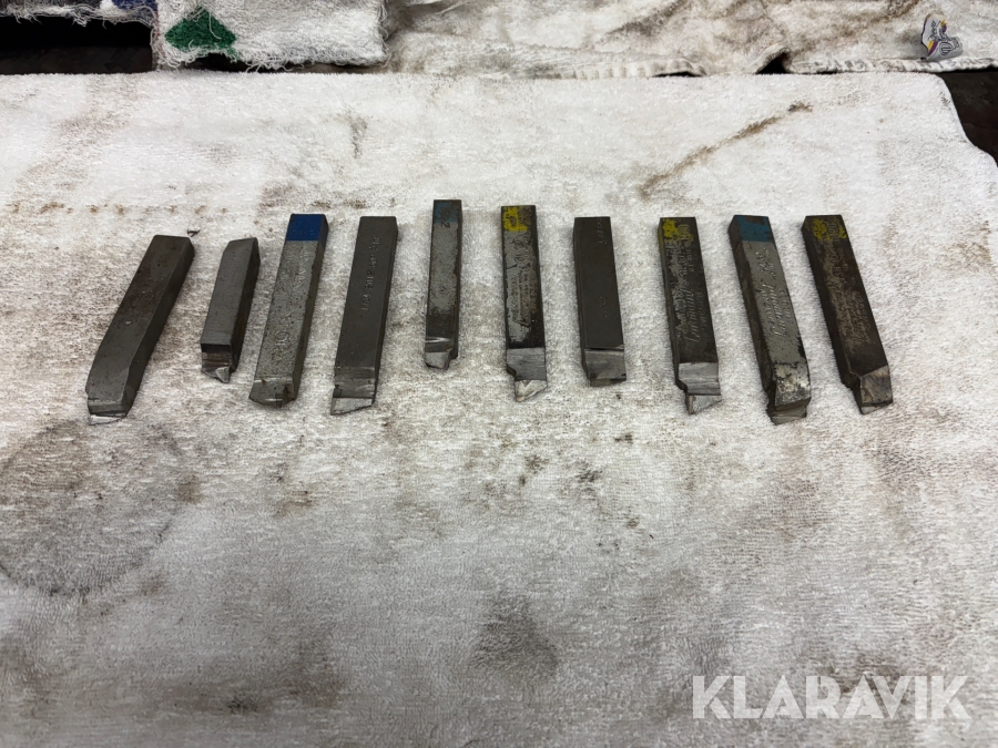 Blandade Svarvstål 10 st