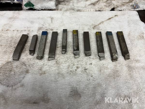 Blandade Svarvstål 10 st