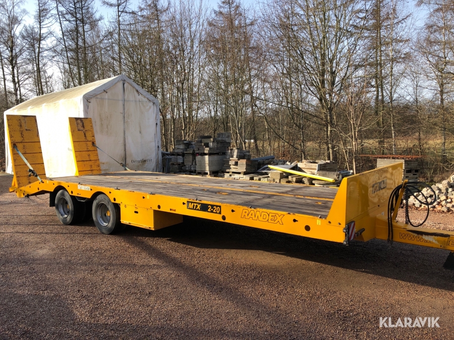 Maskintrailer Randex MTX 2-20
