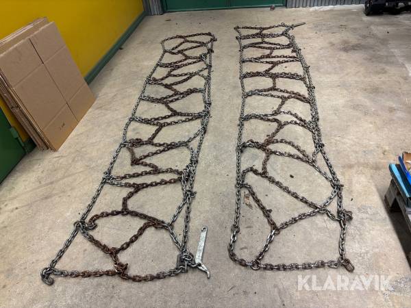 Snökedjor till lastmaskin 2 st