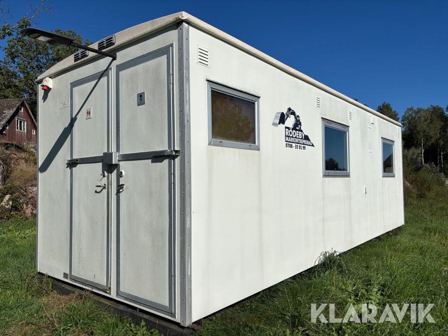 Manskapsbod Arbetsvagnar med lastväxlarram