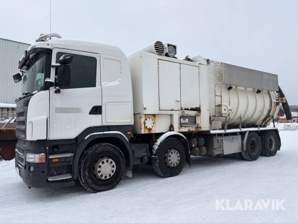 Torrsug/Vakuumsugbil Scania R400 Lb 8x4 HNB