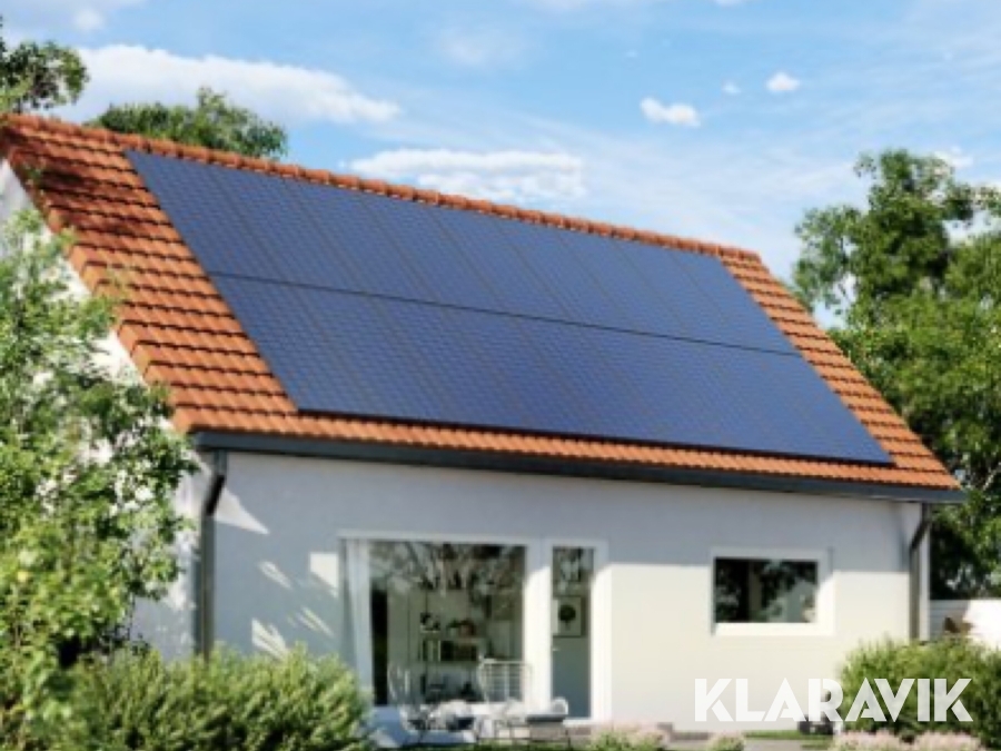 Solceller 8 kW komplett med växelriktare