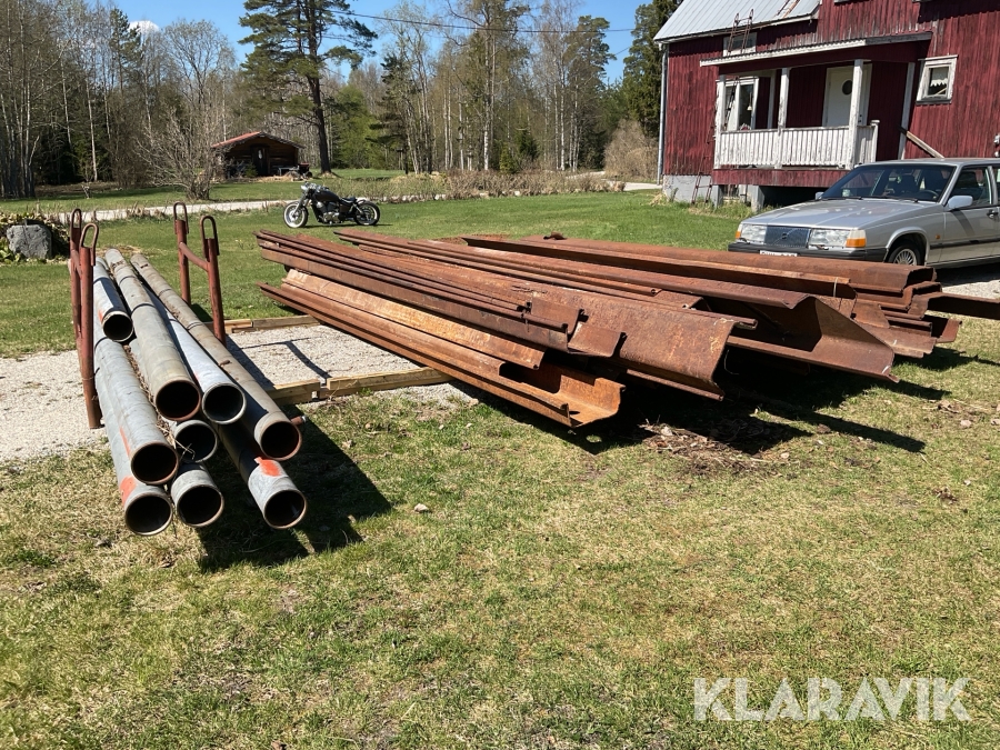 Stålspont/pumprör kopplingar böjar