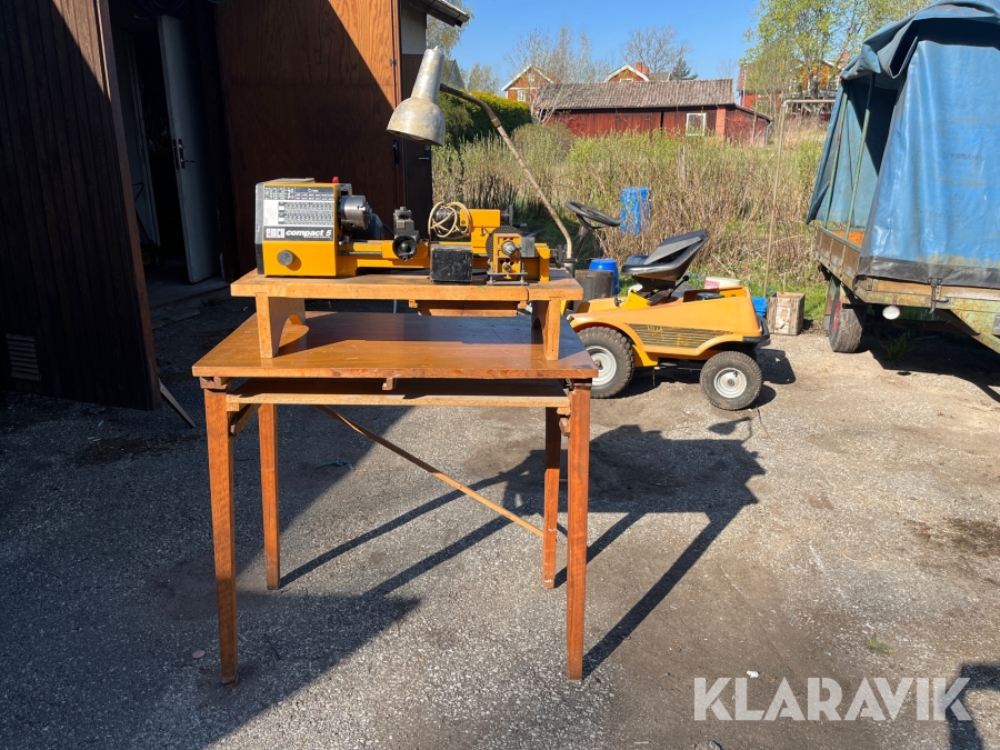 Svarv Emco Compact 5 inklusive bord