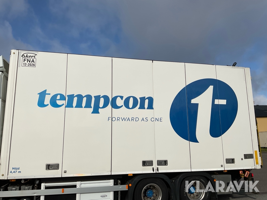 Skåp till lastbil Ekeri EN12642-L med bakgavellift