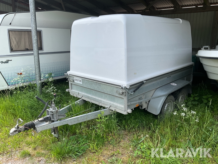 Personbilssläp Brenderup boggie 1250 kg
