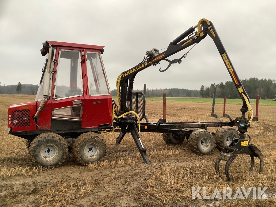 Miniskotare Alstor 8 x 8 + extradäck med kedjor