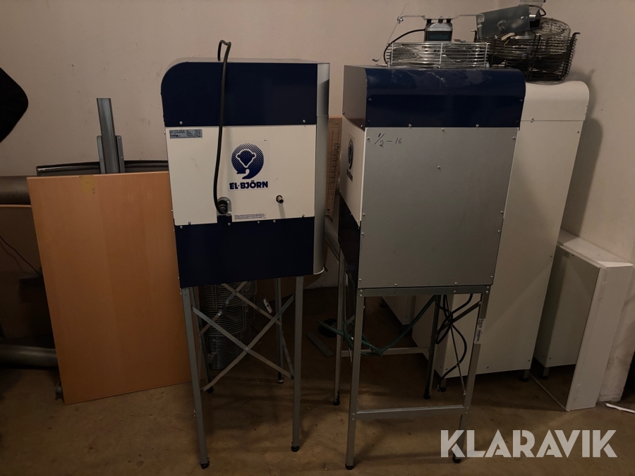 Torkrumsavfuktare El-Björn A 75 F/R med ställning 2st