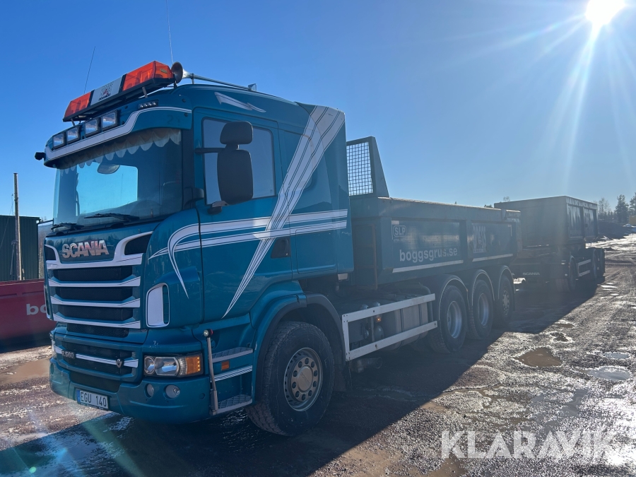 Lastbil Scania R560LB8X4*4HNB med släp