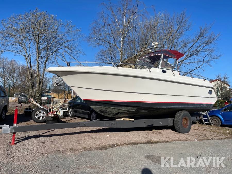 Motorbåt Forbina 8000 F med kärra 30 km/h