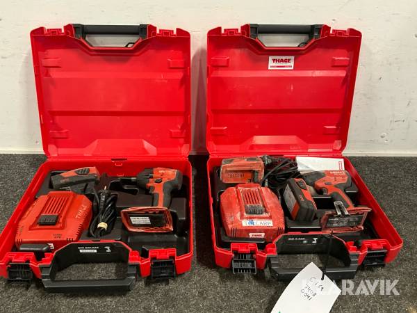 Slagskruvdragare och slagmutterdragare Hilti SID 4-A22, SIW 6ST-A22