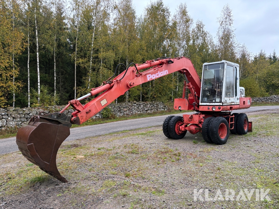 Hjulgrävare Poclain 60 PL