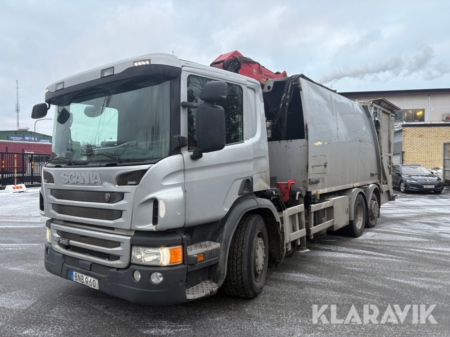 Lastbil Sopbil Scania P360