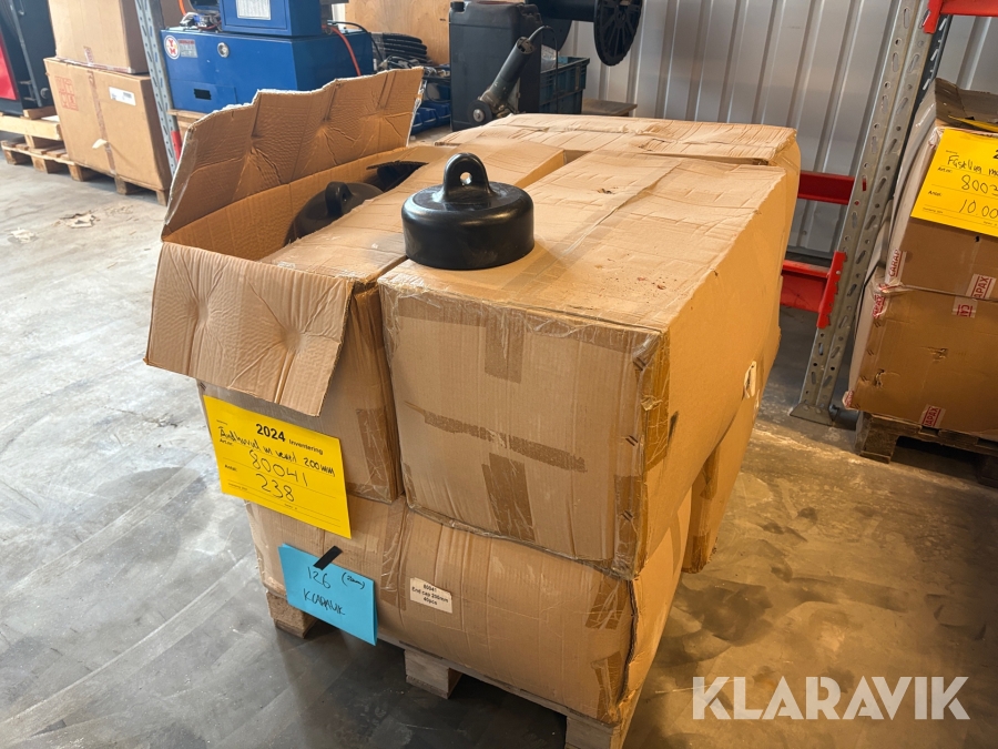 Plastsvetslock/Ändhuvud 200mm