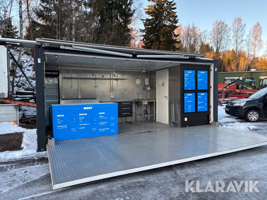 Kioskcontainer med toalett