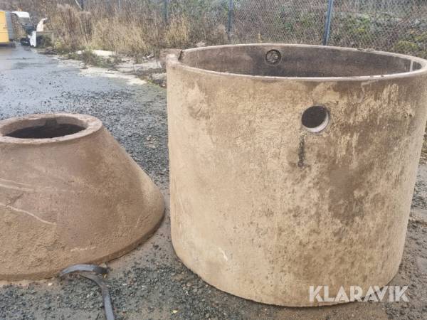 Gråvattenbrunn med betonglock 2 m³