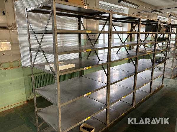 Lagerhyllor, 4st sektioner