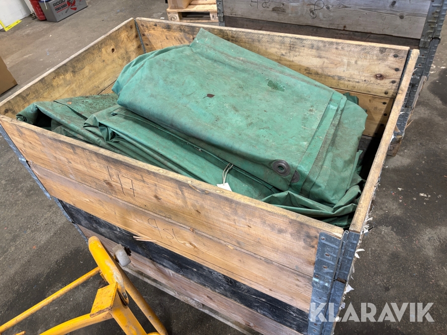 Pall med presenningar - 9 st