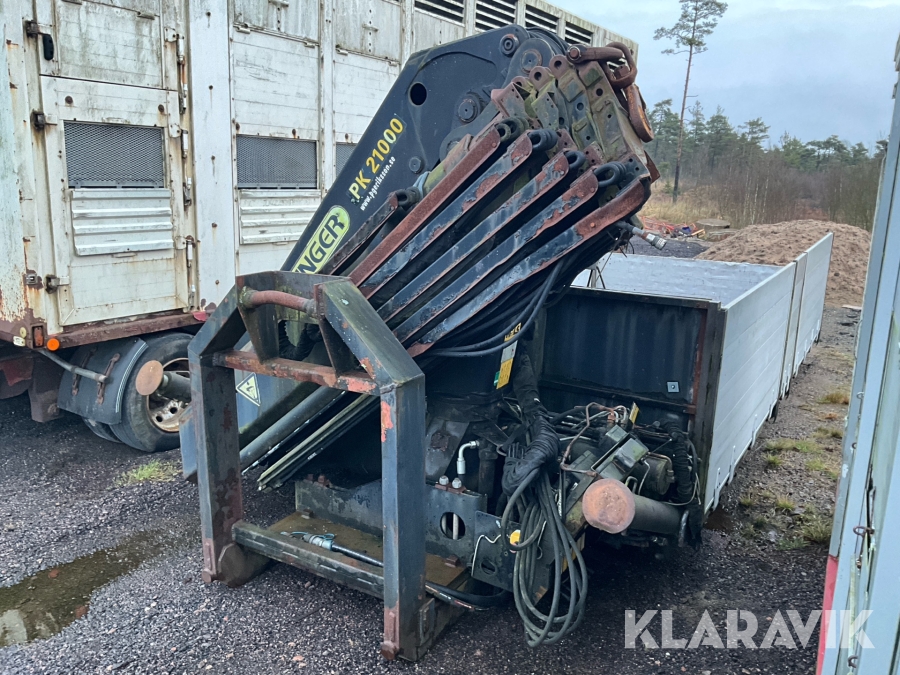 Kranflak med Palfinger-kran