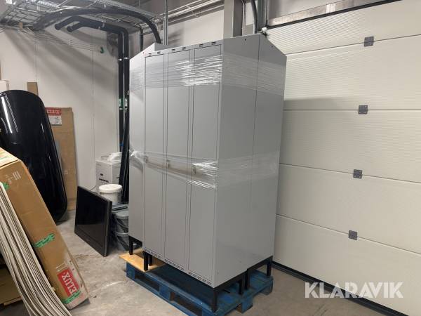 Omklädningsskåp Sonesson 3 sektioner 3 + 3 + 2 dörrar