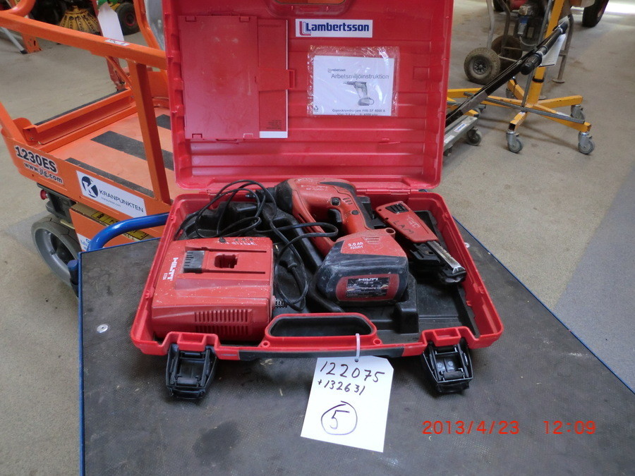 Gipsskruvdragare med automat