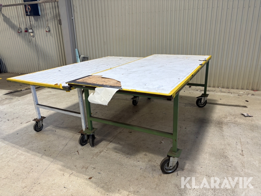 Arbetsbord på hjul 2 st