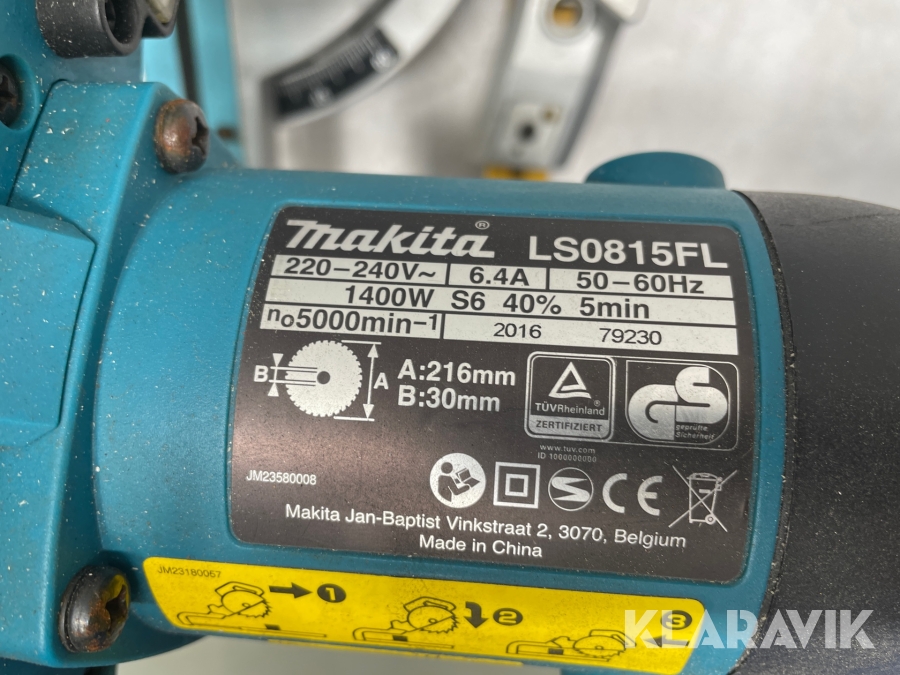 4 Pz Makita Spazzole In Carbonio Originale LS0815FL Seghetto A - Foto 5