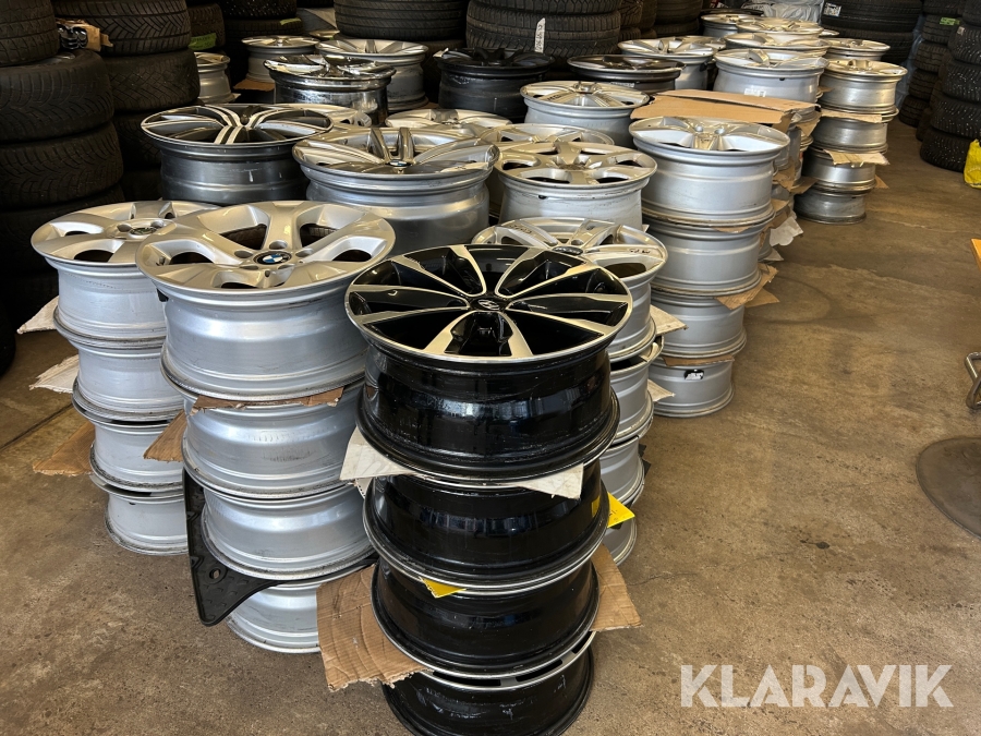 Aluminium Fälgar 45 st uppsättningar BMW 15/16/17/18/19 Tums