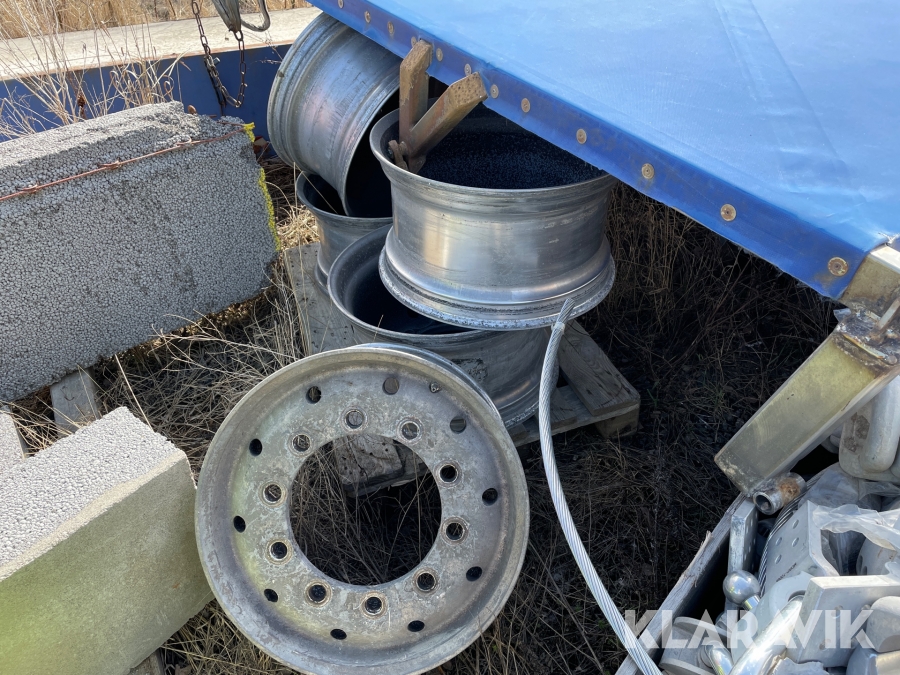 Aluminiumfälgar lastbil Alcoa 11.75 - 22.5 5 styck