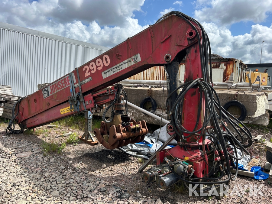Lastbilskran Jonsered J 2990 med grip m rotator