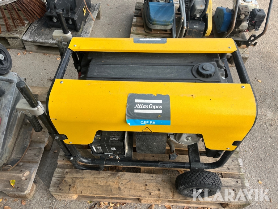 Elverk på hjul Atlas Copco QEP R8