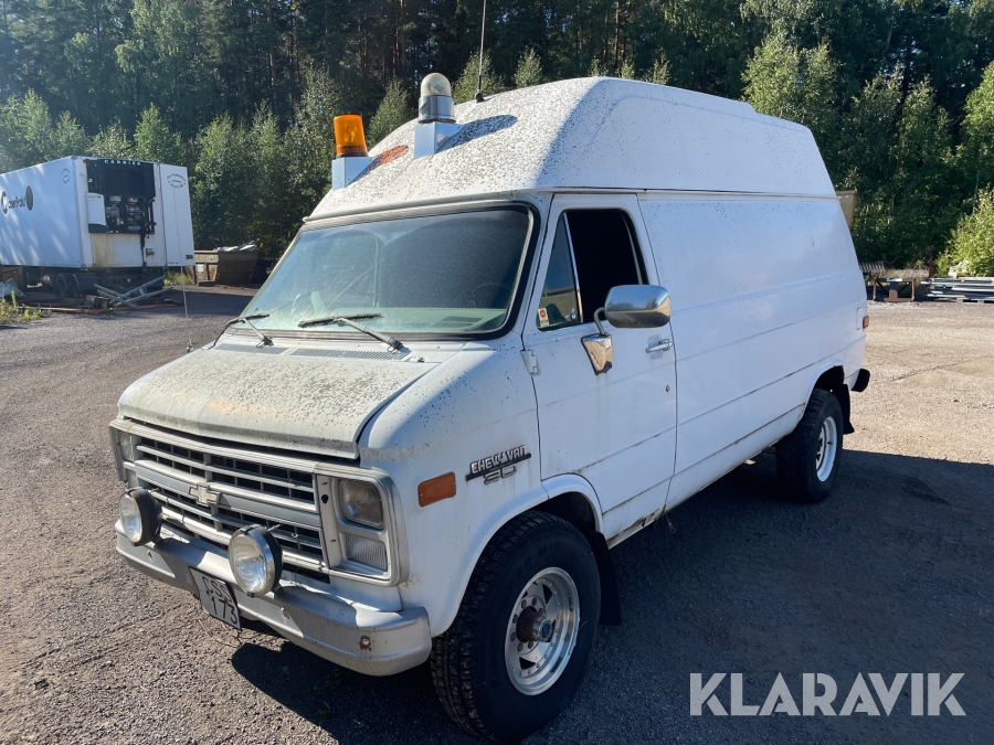 Skåpbil Chevrolet Chevy Van Diesel 6.2L 30